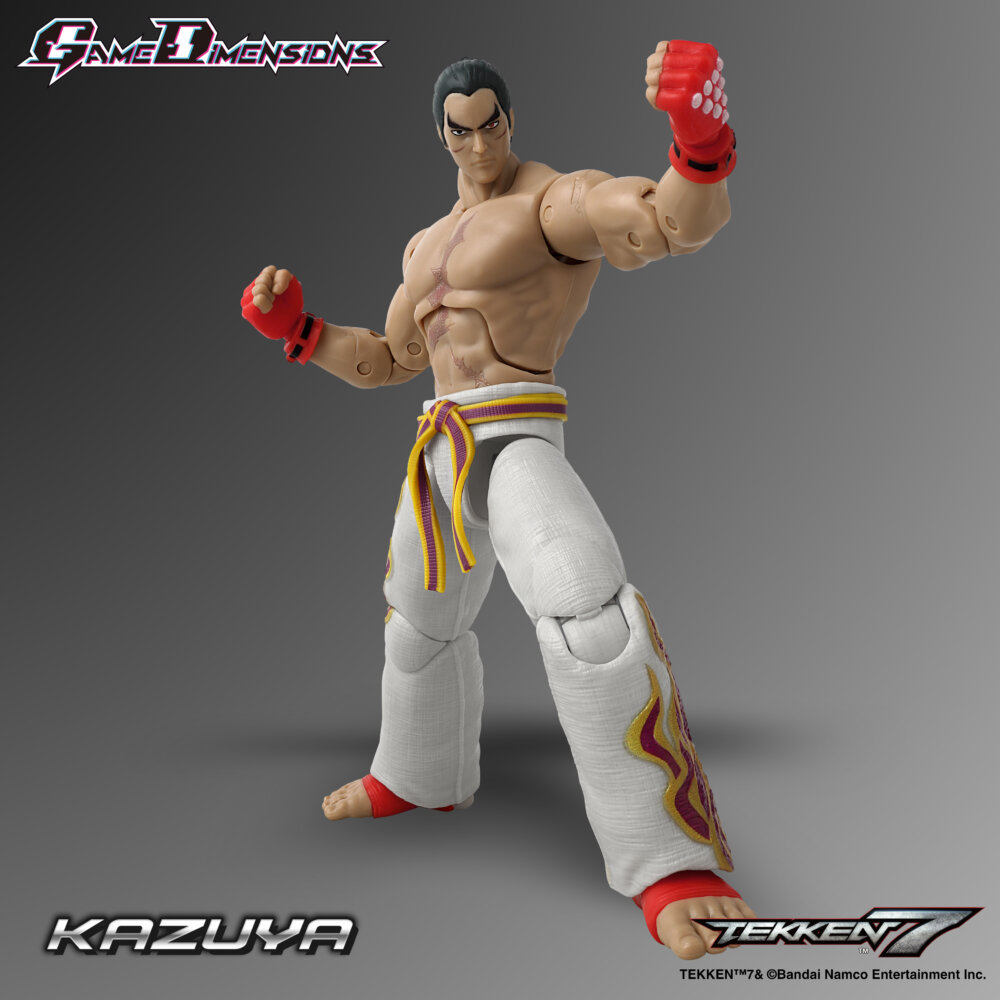 Bandai Tekken Game Dimensions Kazuya Mishima 6.7-in Action Figure