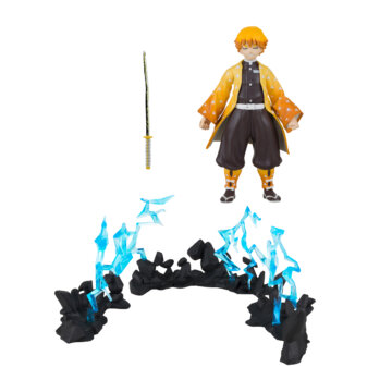 Tm13721 Mcfarlane Toys Demon Slayer Zenitsu With Thunder Breathing Accessories 5in Deluxe ( (7)
