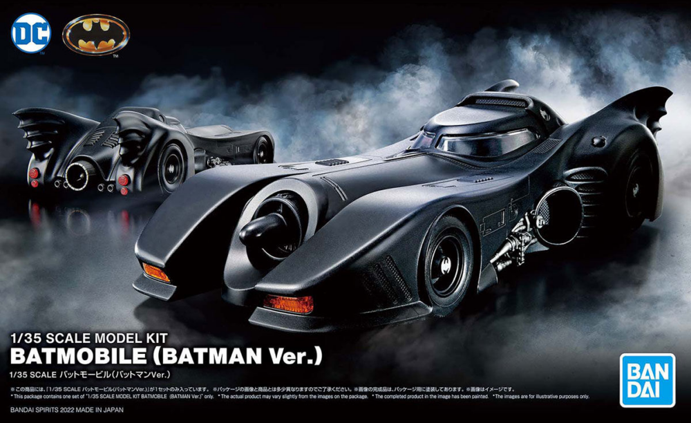 1/35 SCALE MODEL KIT BATMOBILE (BATMAN Ver.) —  — Bandai Hobby