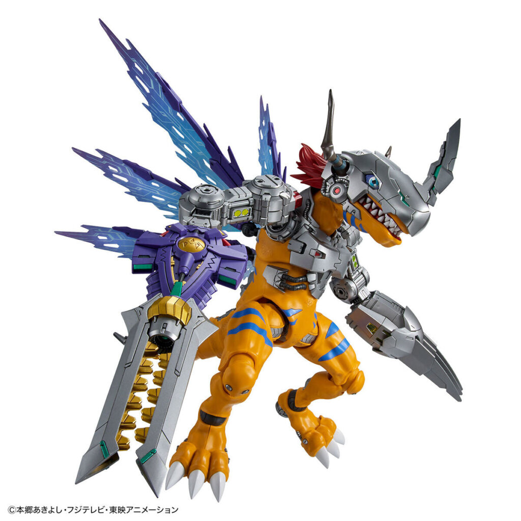 Bandai Digimon Metal Greymon Vaccine Figure Rise Standard Bandai Hobby(1)