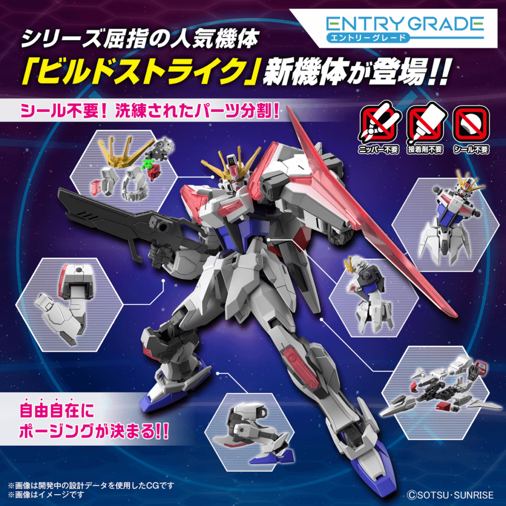 Bandai Gundam 1144 Build Strike Exceed Galaxy Entry Grade Gunpla(3)