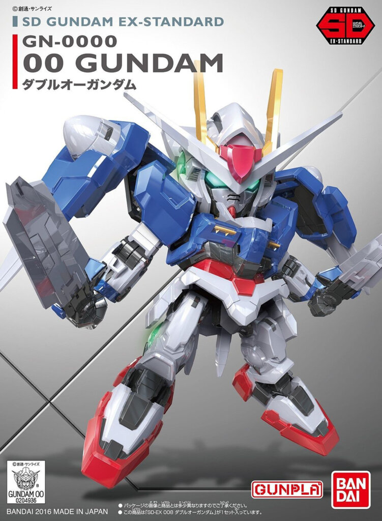 Bandai Gundam Sd Gundam Ex Standard 00 Gundam Super Deformed Gunpla(2)