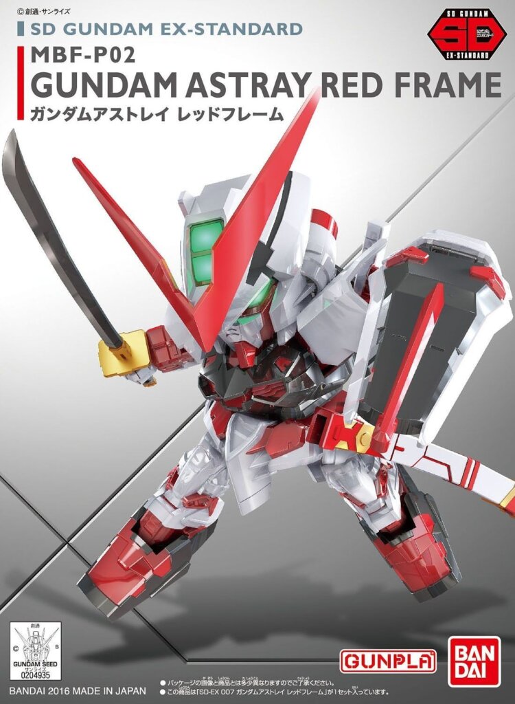 Bandai Gundam Sd Gundam Ex Standard Astray Red Frame Super Deformed Ex Gunpla(2)